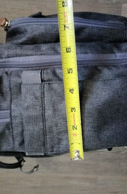 Diaper Bag Backpack, RUVALINO Multifunction Travel Back Pack Gray 9