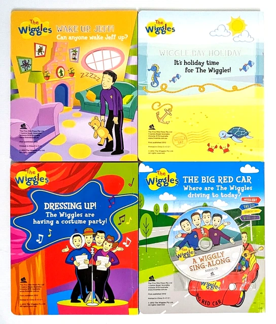 THE WIGGLES 8 Board Books & CD A Wiggly Sing Along Box Set $15.00 ...