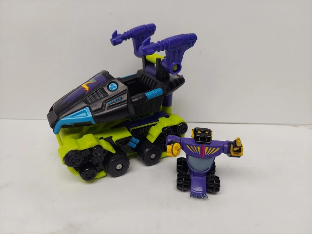 1994 Galoob Z-Bots Vehicle Mini Z's Spy Base 7 And Quasimoto Figure Lot