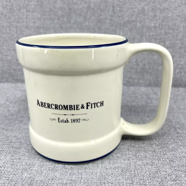 abercrombie and fitch mug made by prinknash pottery gloucester england