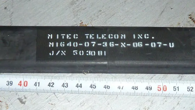 NEUF MITEC TELECOM INC MIG40-07-36-N-06-07-U guide des ondes flexibles 0,93-0,92M,503081