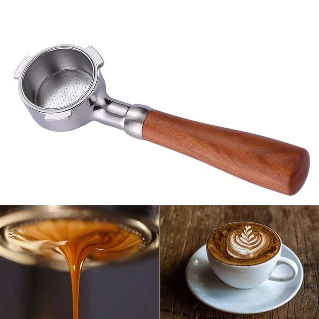 Portafiltro mango cafetera de tres orejas 220 mm de largo alto premium