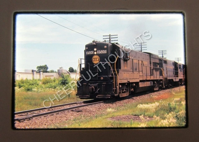 Original '72 Ektachrome Slide NW Norfolk Western 8500 U30B Huntington      34L51