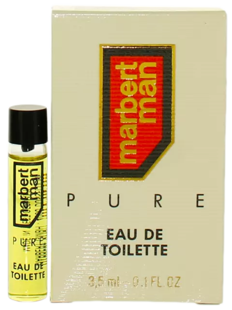 Man Pure by Marbert für Herren EDT Köln Splash 0,1oz Neu im Karton