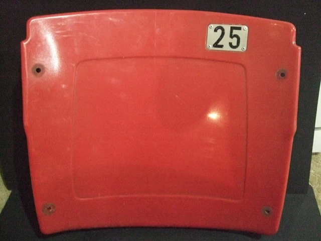 Busch Stadium seat back #25 Mark McGwire St Louis Cardinals