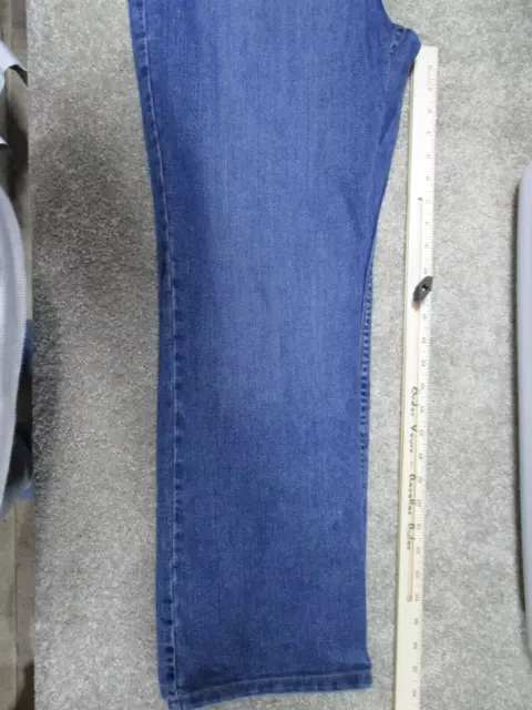 LEE RIDERS INDIGO Womens Classic Fit Straight Jeans Medium Blue Denim ...