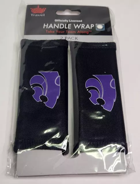 Handle Wraps And ID Tag - Kansas State Wildcats - Gym Athletic Bag Luggage -NCAA