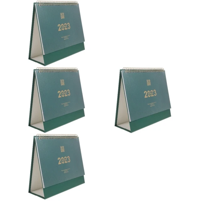 4 PCS Calendario Mensile Desktop Piccolo Tavolo Nota Ufficio Spirale