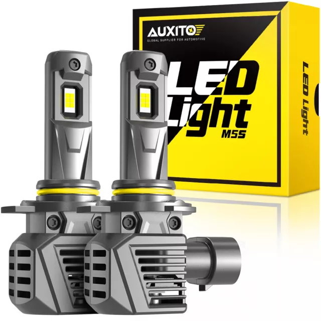 AUXITO 9012 LED High Low Beam Headlight Bulbs KIT SUPER BRIGHT 22000LM CANBUS 2X