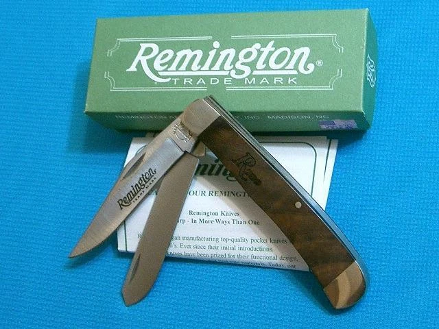 Mib Vintage Remington Usa R-161 R700 1Strun Trapper Folding Hunter Knife Knives