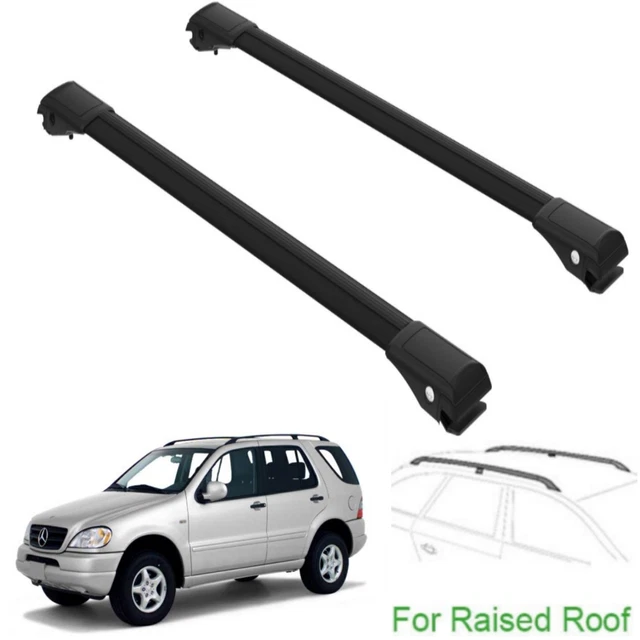 Convient aux barres de toit Mercedes-Benz Classe M W163 1997-2005 Barres...