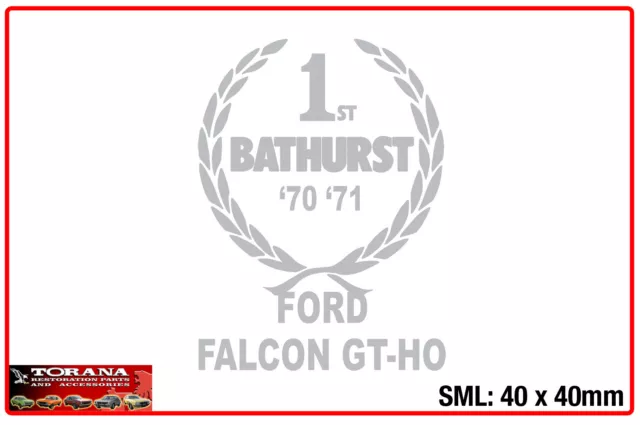 Bathurst Tribute Sticker, Ford Falcon GT-HO - Small