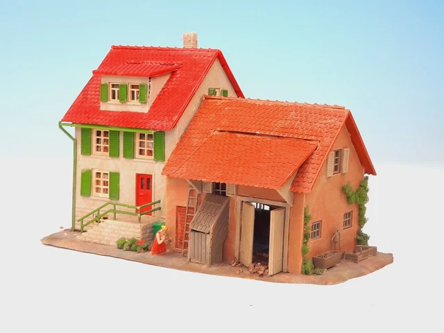 FALLER 1/87 HO b-276 B, MAQUETTE FERME AVEC GRANGE, BATIMENT