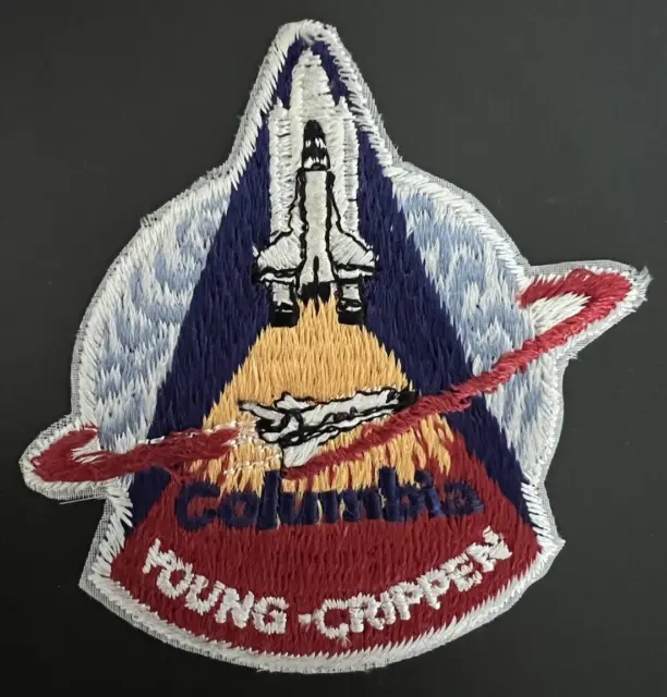 NASA STS-1 Space Columbia Shuttle Young Crippen Mission Patch