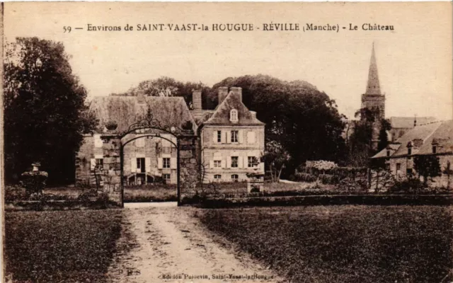 CPA AK Reville - Le Chateau - approx. de St-VAAST-la-HOUGUE (632749)