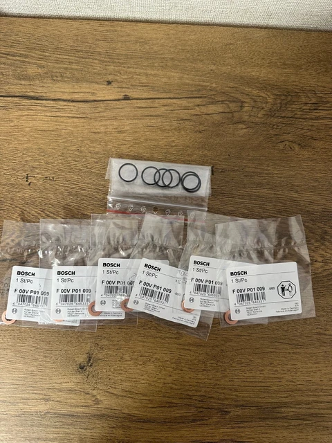 6x DTM Fuel Injector CR Gasket O-Ring Set For VW Touareg, Audi A4/A5/Q7 3.0 TDI Diesel