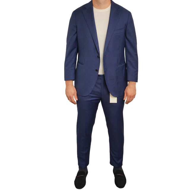 Costume Suitsupply La Spalla Homme - Laine Grise Loro Piana - Taille UK44L - Occasion