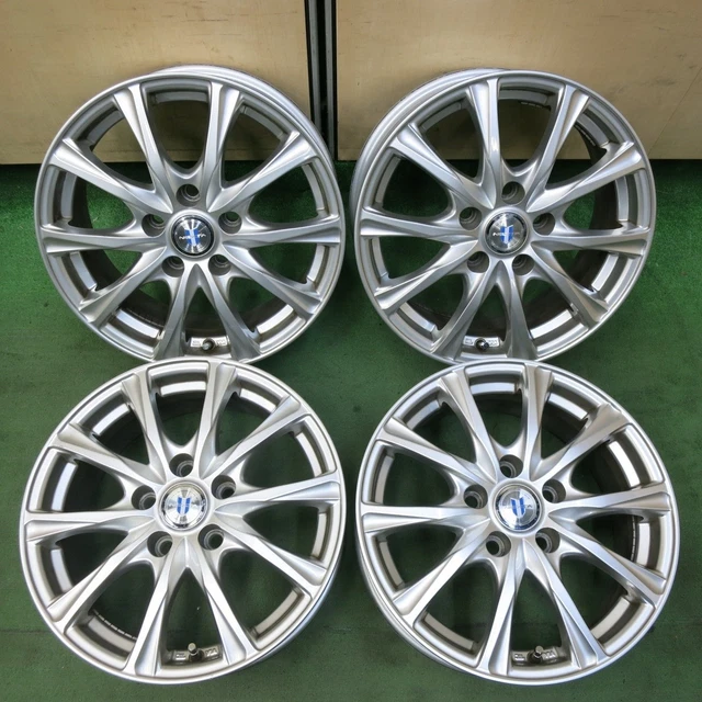 A1803◎　BS　GIRO　114.3 5H 15/6J+48 BS　スタッドレス付き　4本　ノア　ヴォクシー　アイシス　ステップワゴン
