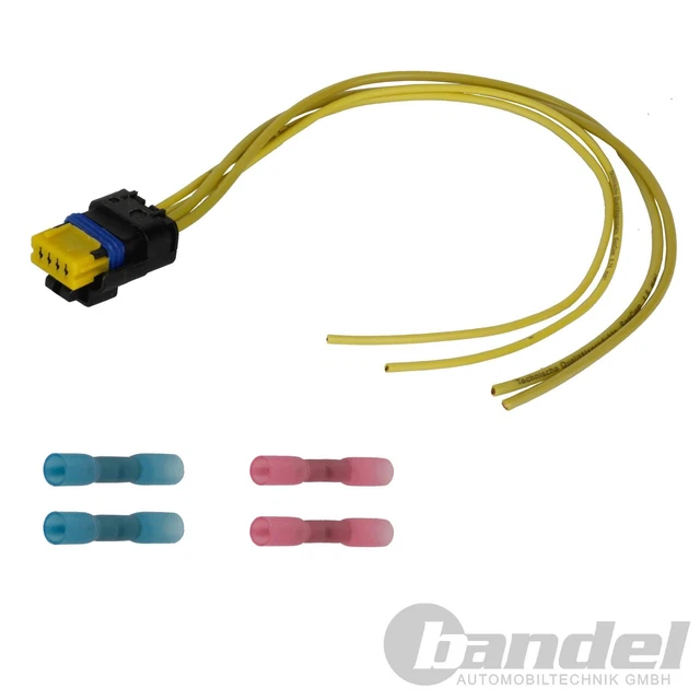 ECSiNG Kraftstoffpumpen Kabelbaum 4-polig - Stecker 8201348602 Für Citroen Peugeot Renault