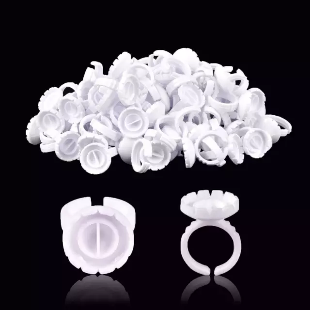 Blossom Kunststoff Band Verfügbar Leim mit Lash Die Tassen Ringe des Leims