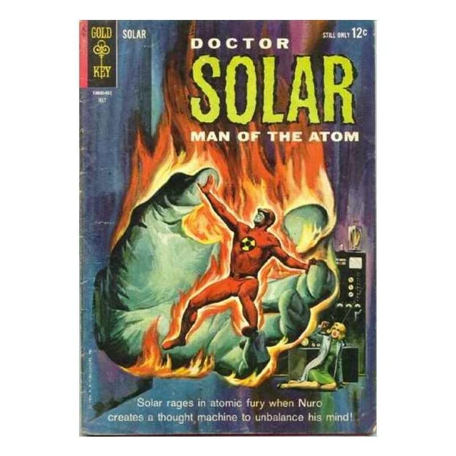 Doctor Solar: Man of the Atom (1962 series) #8 in F minus. Gold Key comics [i"