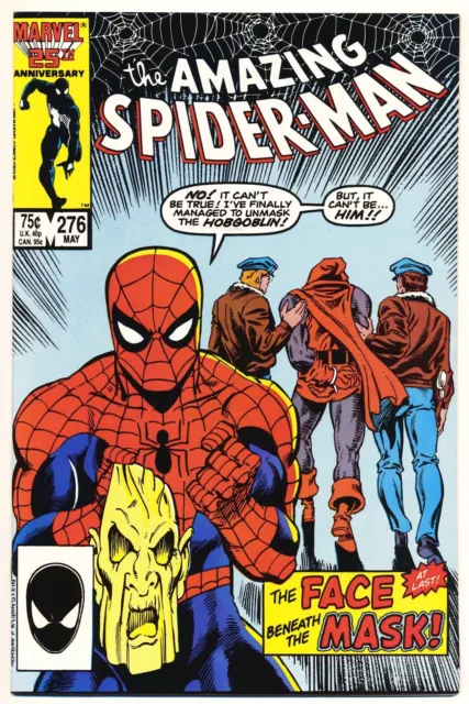 AMAZING SPIDER-MAN #276 VG, Hobgoblin, Direct Marvel Comics 1986 Stock Image