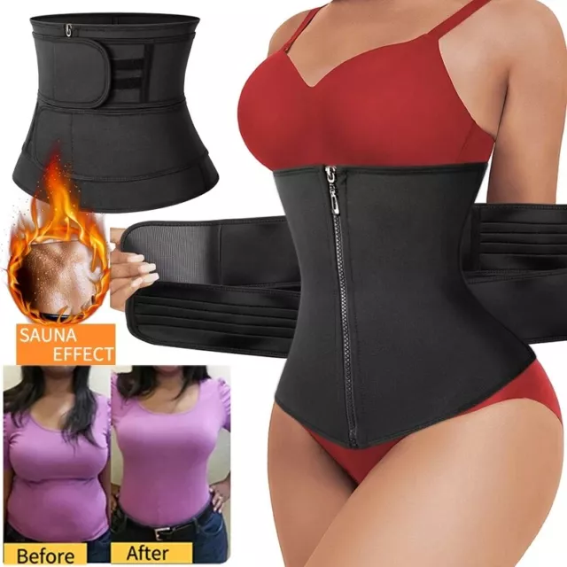 Women Slimming Body Shaper Waist Trainer Cincher Tummy Control Girdle Sport Belt