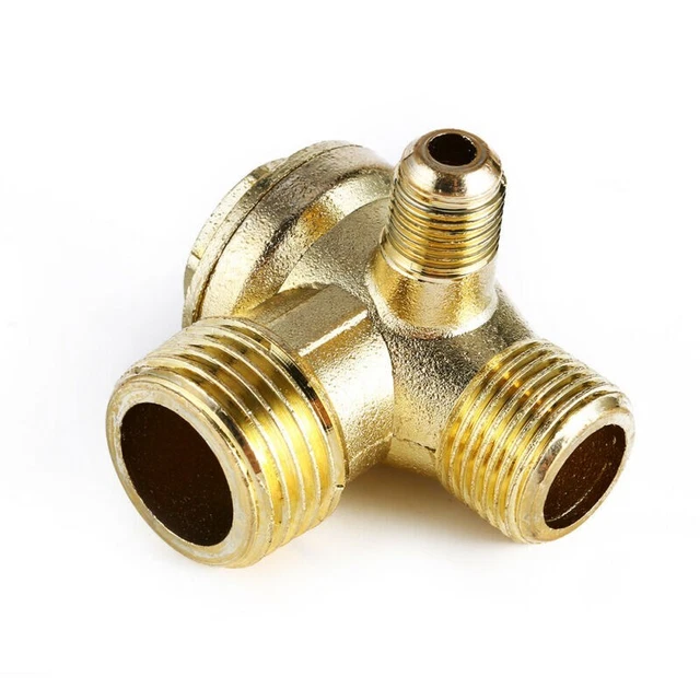 Three-Way One-Way Check Valve To Connect The Pipe Fittings Of The Air-Compressor