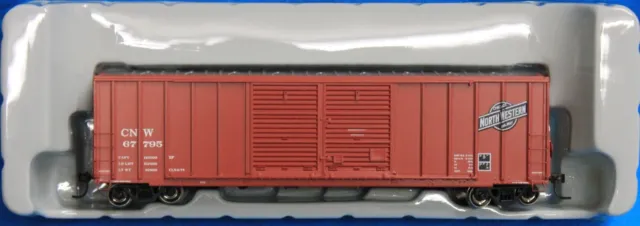 HO Scale - ATHEARN 92970 CHICAGO & NORTH WESTERN 50' FMC Double Door Box Car