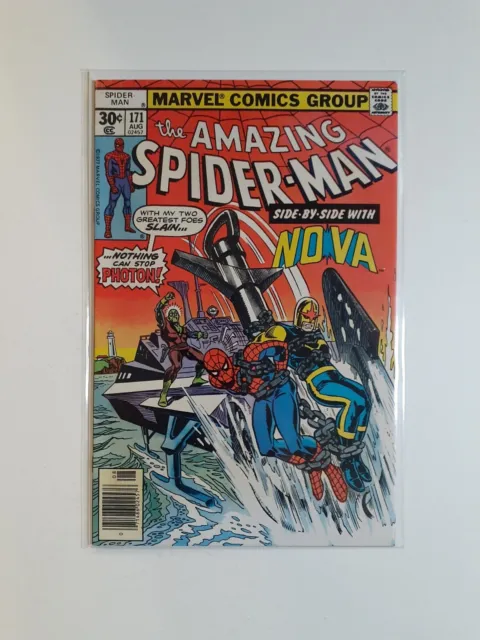 Marvel Comics Amazing Spider-Man #171 (1977) Nova, Photon