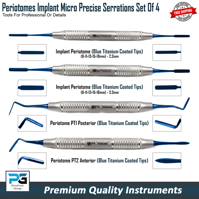 Medspo/London Instruments Dental Bone Graft Packer/Compactor – 6mm-8mm – Implant Surgery