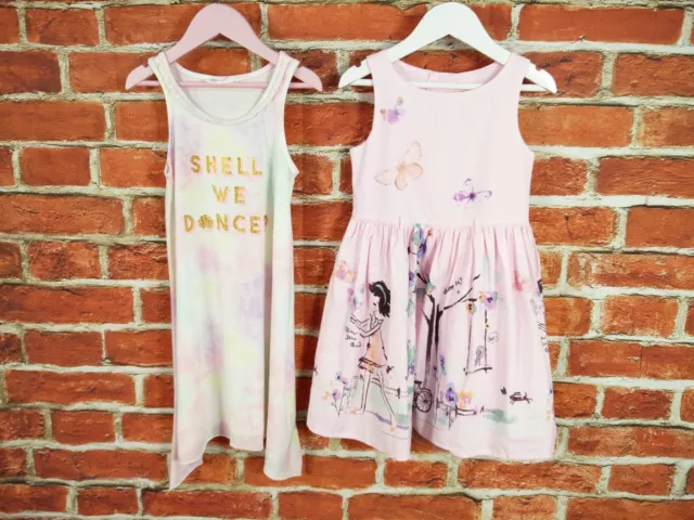 Girls Bundle Age 4-5 Years Next H&M Sleeveless Dress Set Summer Party Kids 110Cm