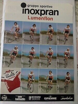 CICLISMO BROCHURE PUBBL INOXPRAM LUMENFRON 1983 BATTAGLIN VISENTIN BONTEMPI  
