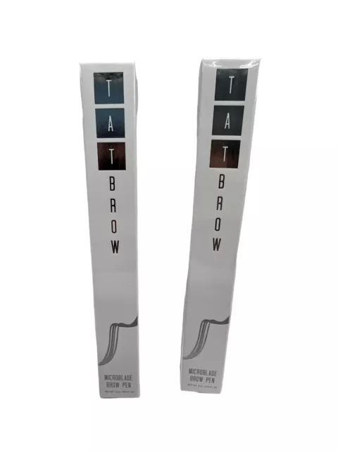 Lot of 2 TAT BROW Microblade Brow Pens Gray Brand New & Sealed