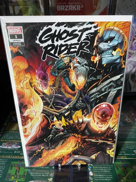 Ghost Rider #1 Wraparound Variant Nm Marvel Comics 2021 Mcu Disney Midnight Sons 2