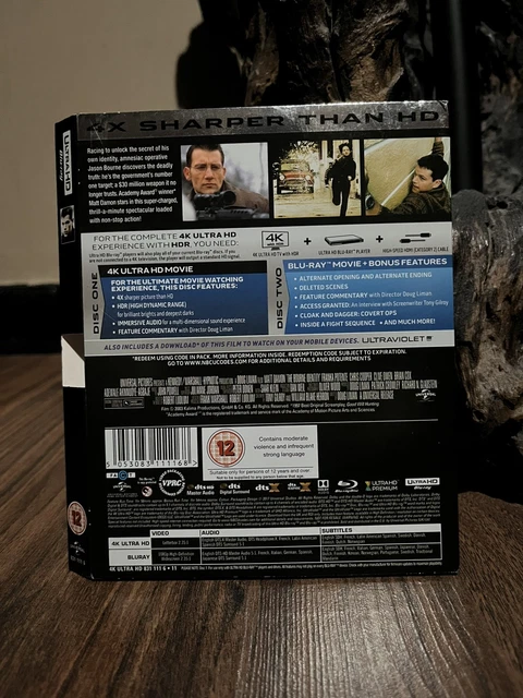 BOURNE IDENTITY 4K ‼️Slipcover Only‼️ £10.79 - PicClick UK