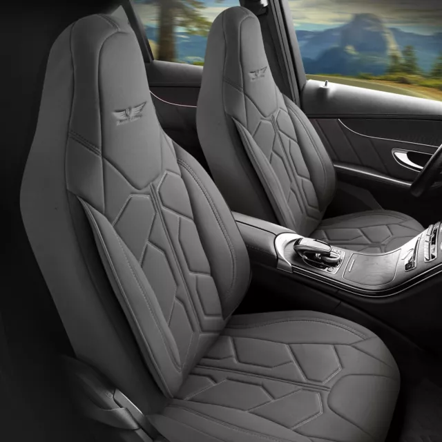 Pkw Sitzbezüge passend für Nissan Pathfinder in Grau Pilot 1.4