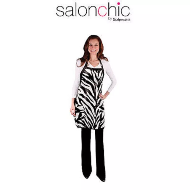 Salonchic #4058 Salon Spa Hair Cutting Hairdressing Stylist Zebra Apron