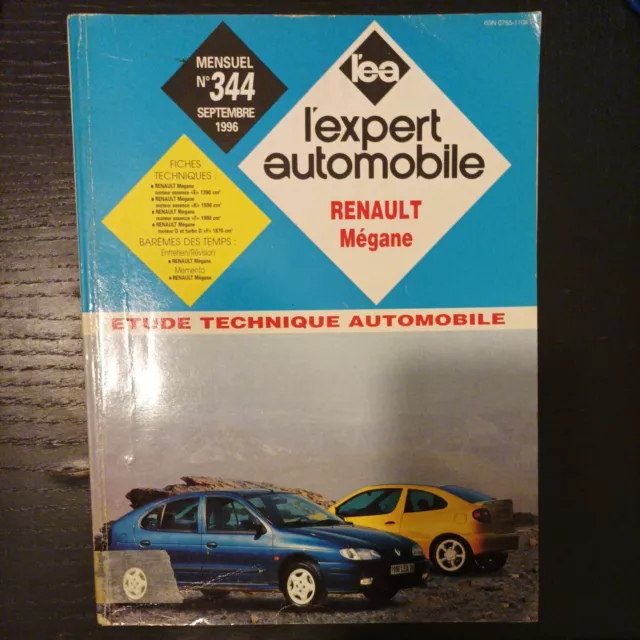 revue technique Renault MEGANE 1.4 1.6 2.0 1.9d coupe 16s 2.0 1.6 megane 1 I rta