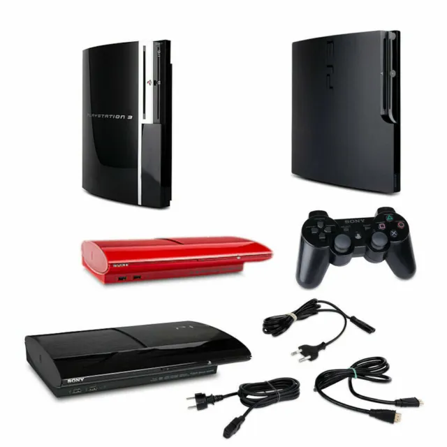 PS3 Fat, Slim oder Super Slim - Konsole & Zubehörpaket frei wählbar