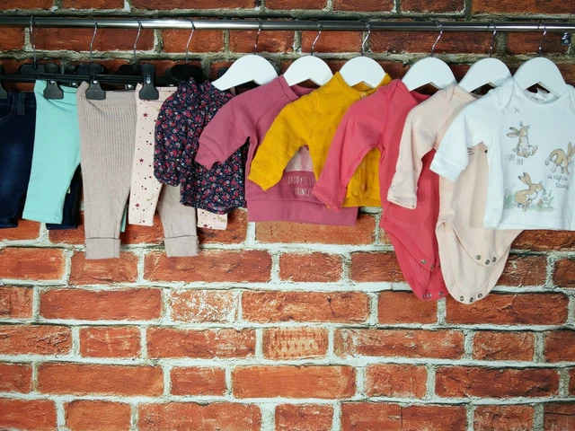 BABY GIRL BUNDLE AGE 0-3 MONTHS M&S GAP ZARA etc LEGGINGS TOP CARDIGAN 62CM
