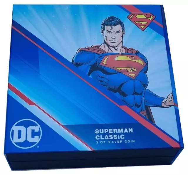 Niue 3 Oz Silver Superman - DC Comics 2022 Proof only 1000 pieces rare