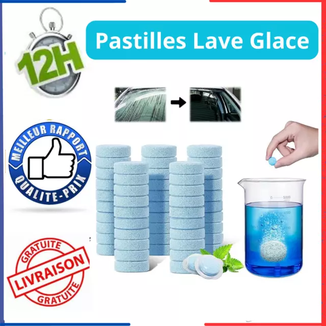 PASTILLE LAVE GLACE ANTIGEL BIODEGRADABLE EUROSTARTER BOITE 100 PASTILLES =  250L