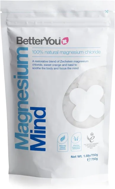 BetterYou BetterYou Magnesium Flakes Mind 750g-6 Pack