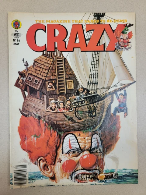 Stan Lee Presents Crazy Magazine Vol 1 #86 May 1982 Illustrated Marvel Comics