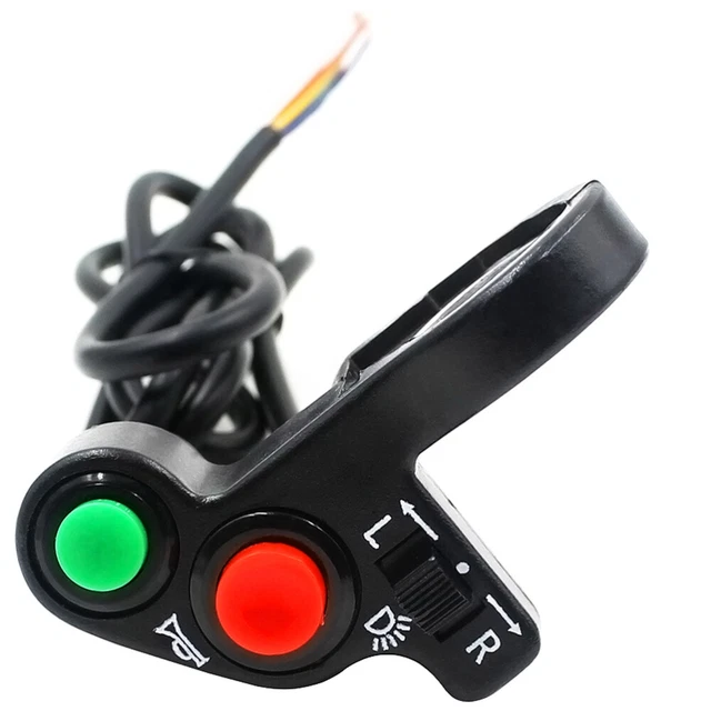 1 Pièce Phare De Scooter Électrique, Feu De Signalisation, Bouton D