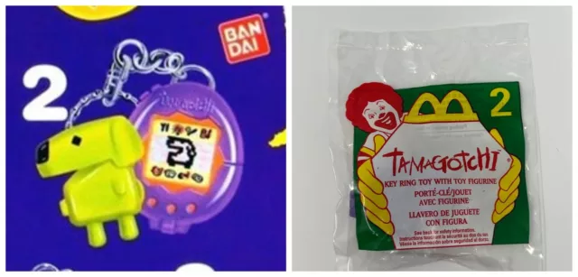 McDonald's Happy Meal Tamagotchi Key Ring Toy #2 VINTAGE 1998 BRAND NEW RARE HTF