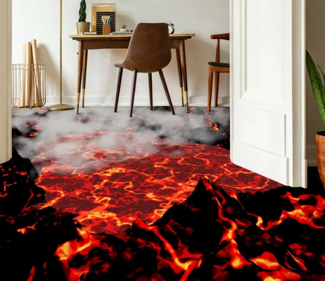 3D Magma 23407NA Floor WallPaper Murals Wall Print 5D AJ WALLPAPER AU Fay