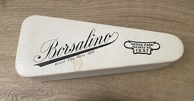 Vintage/Antique Borsalino Grand PRIX Paris 1900 Brown Hat Antica Casa W/ Box 2