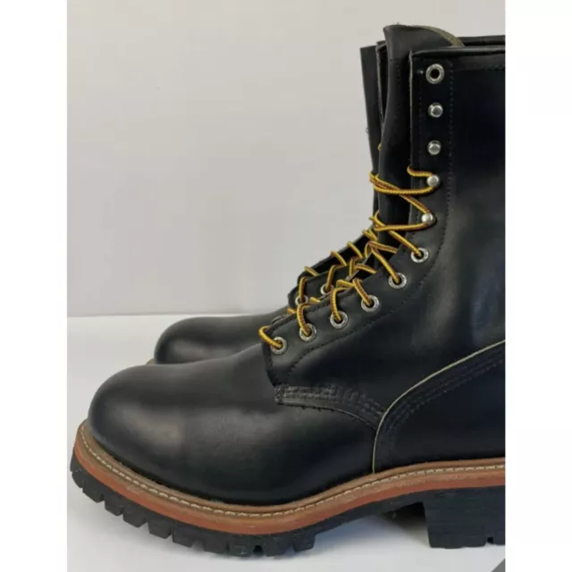 VINTAGE RED WING 2218 Logger Lineman Boots 15D EH Safety Toe Vibram Soles Work 79.95 PicClick